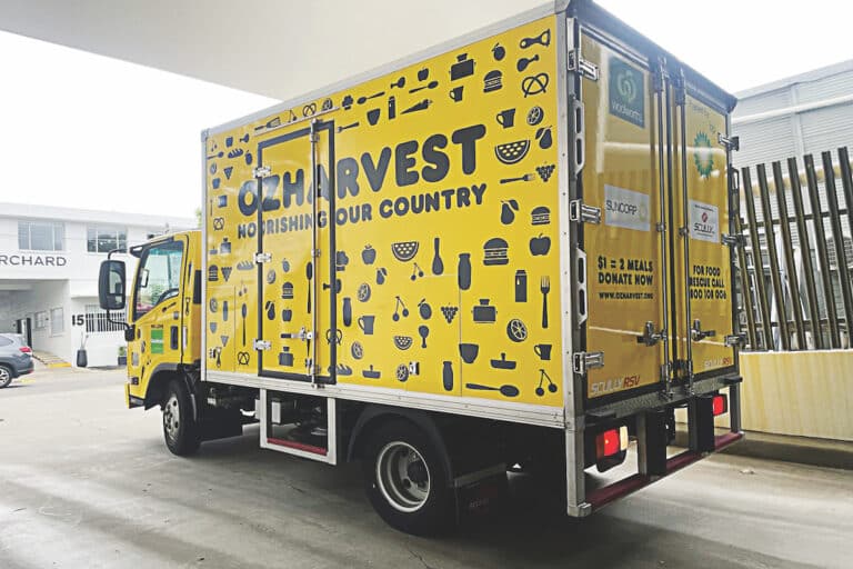 scully rsv refrigerated truck for oz harvest