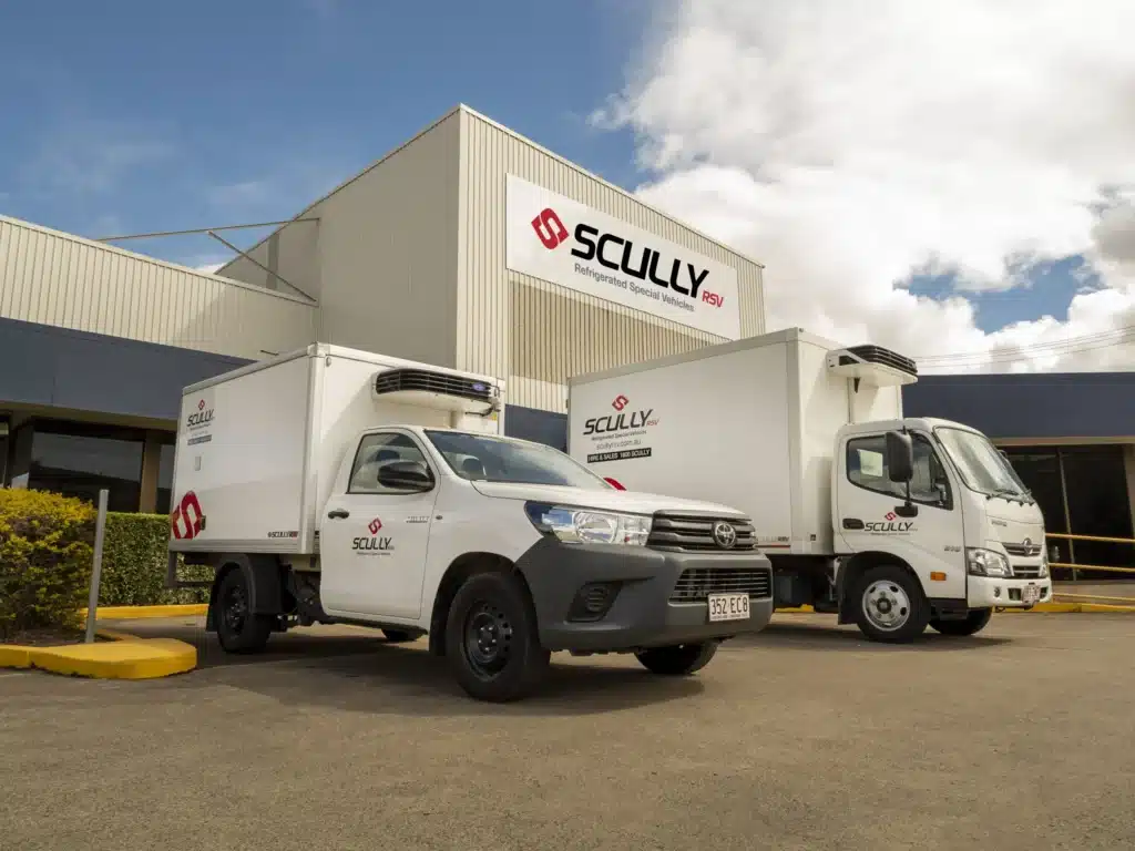 two scully rsv refrigerated trucks